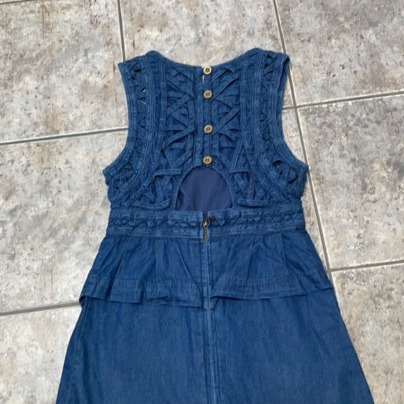 Free People New Romantics Denim Dress - Picture 14 of 15